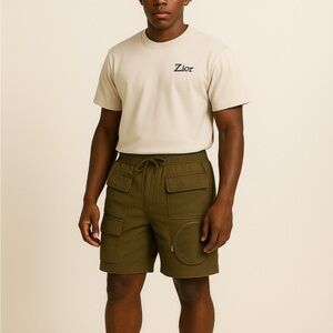Men's coffee Cargo Shorts